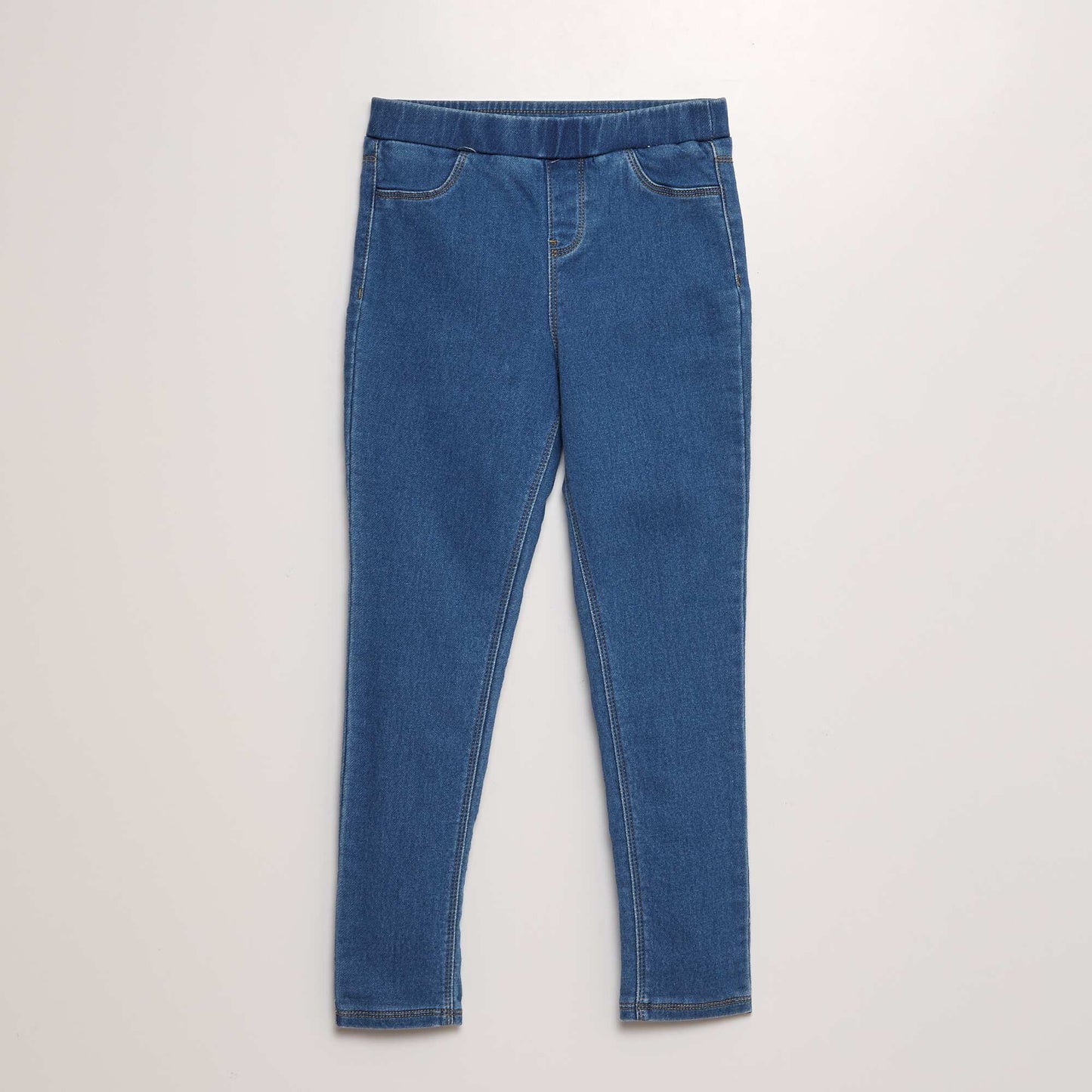 Jegging con cintura elástica AZUL