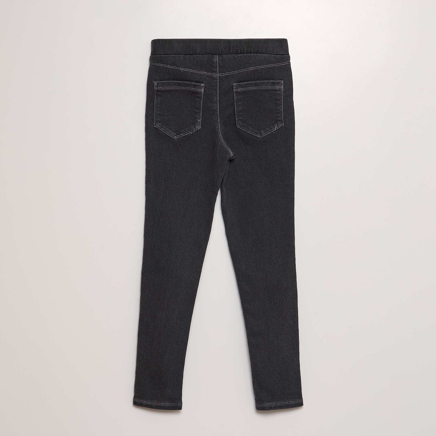 Jegging con cintura elástica NEGRO