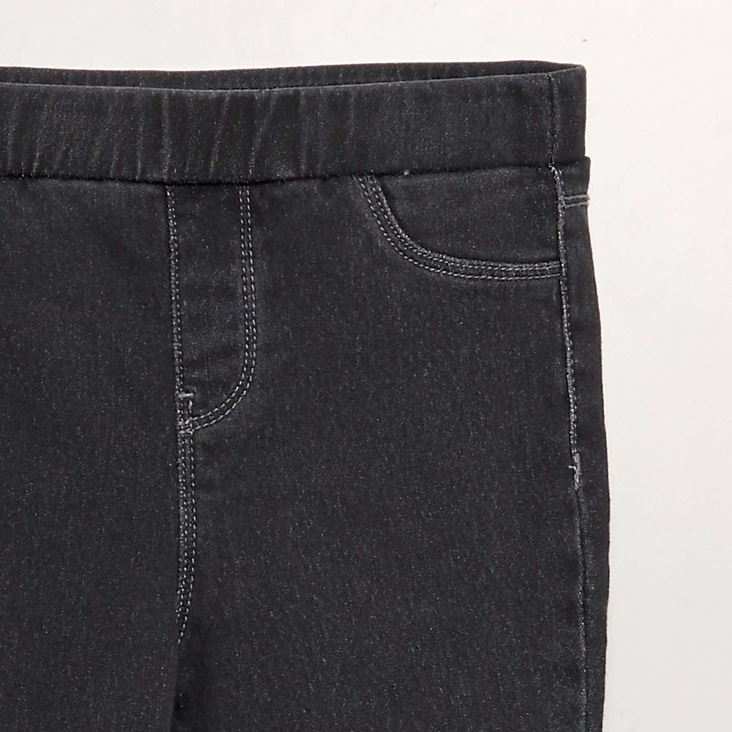Jegging con cintura elástica NEGRO