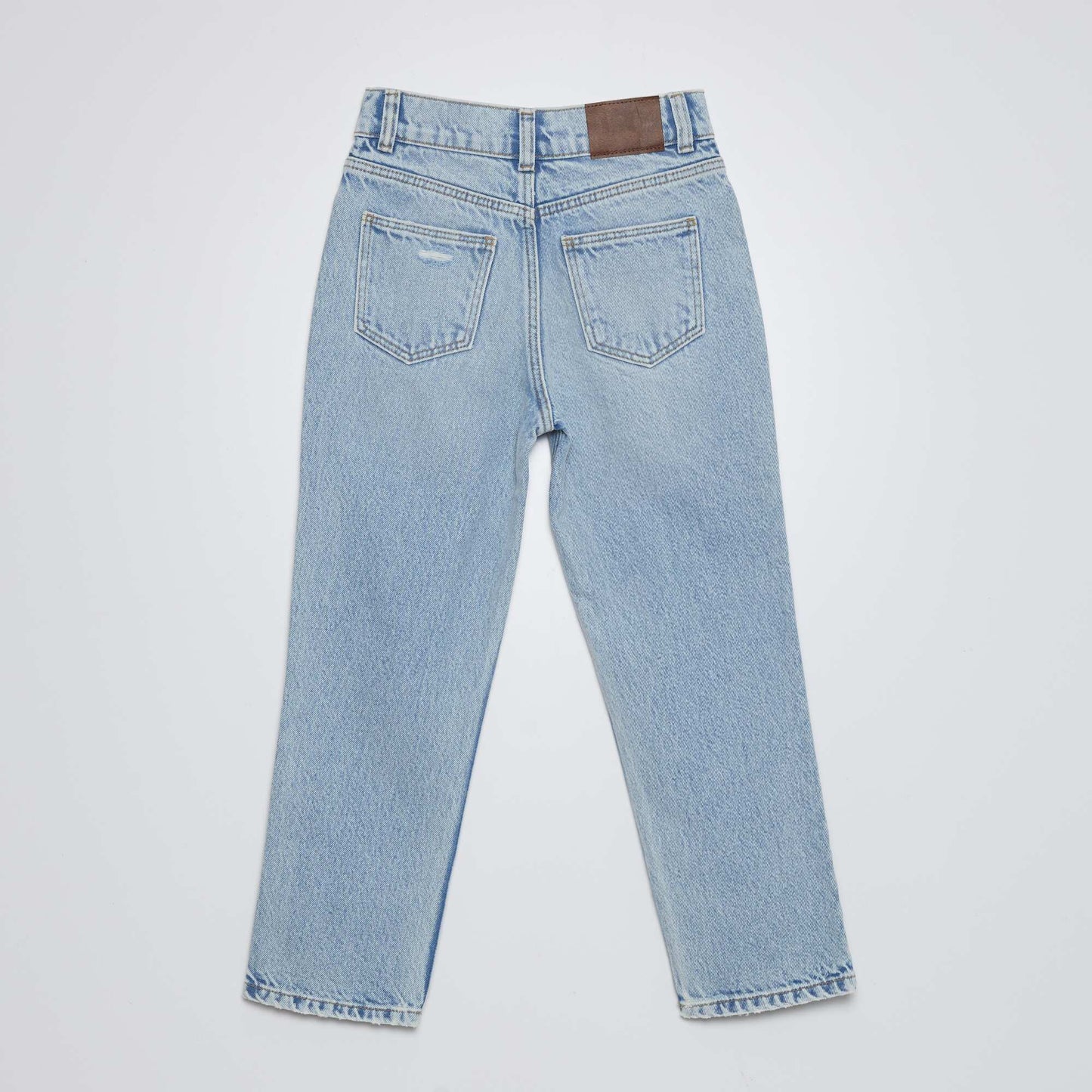Jean recto de talle alto AZUL