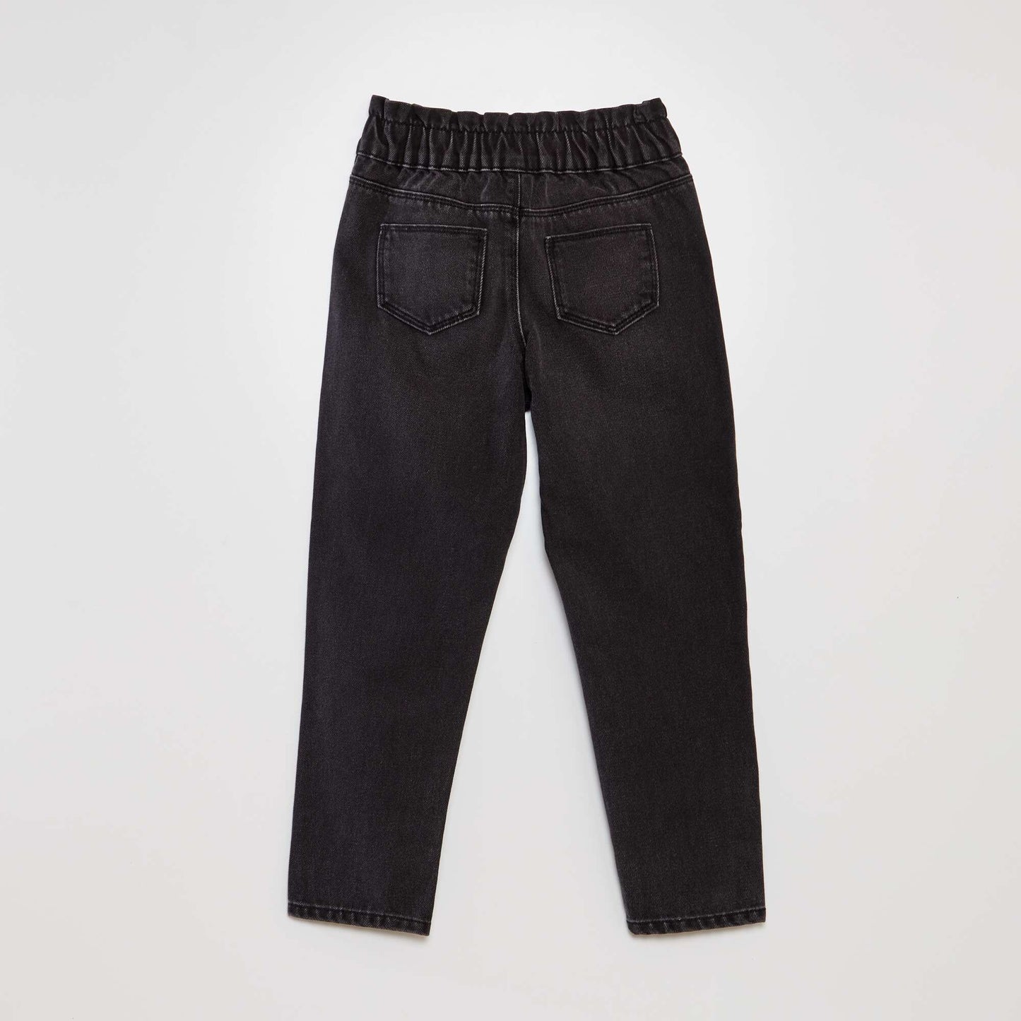 Jean paperbag NEGRO