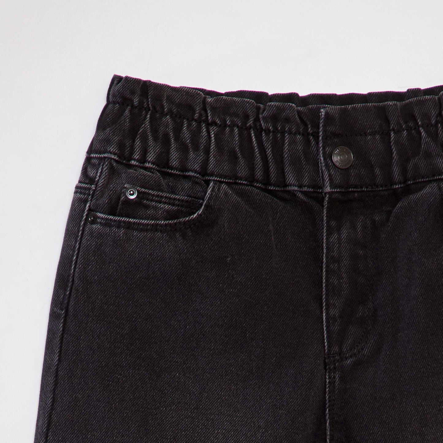 Jean paperbag NEGRO