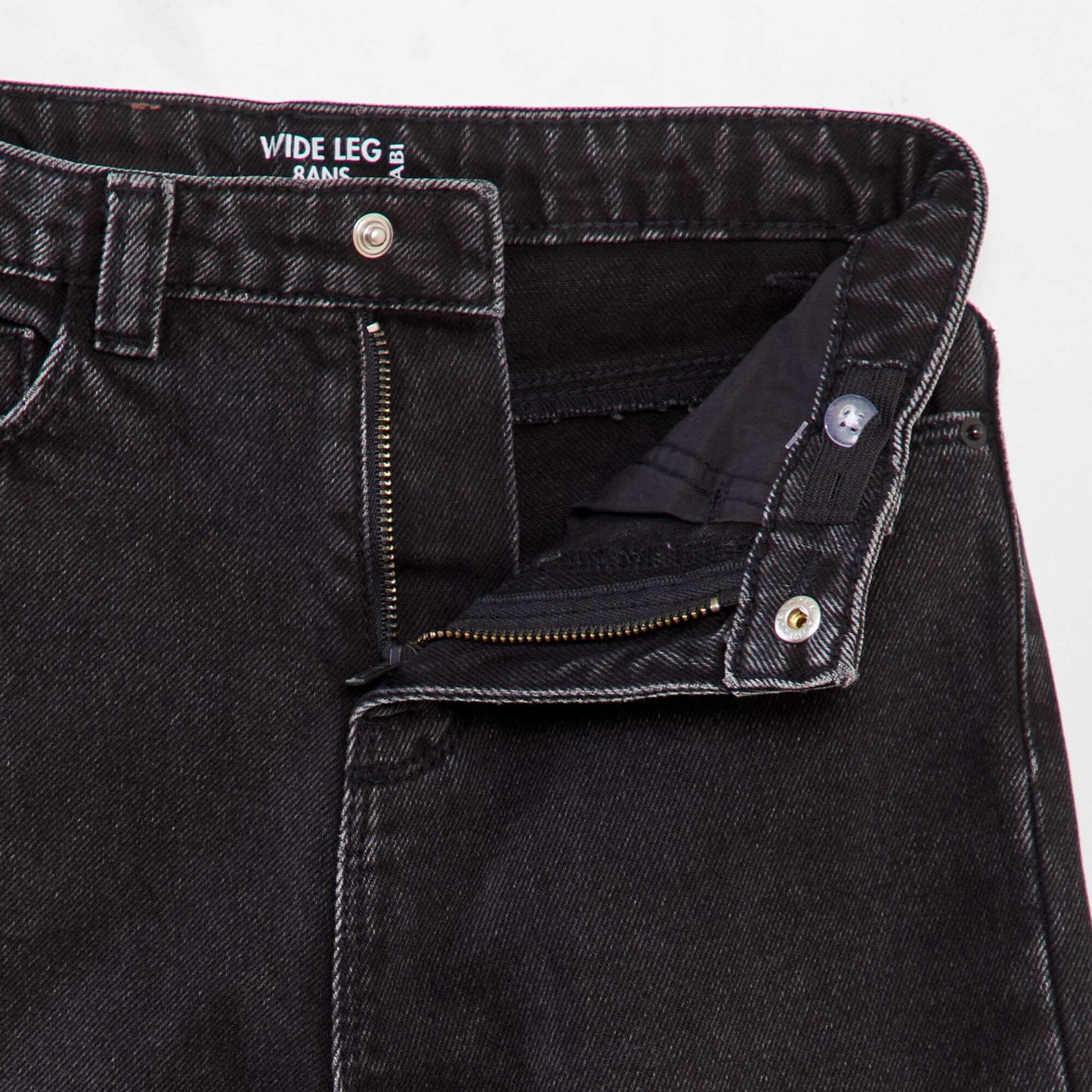 Pantalón wide leg NEGRO