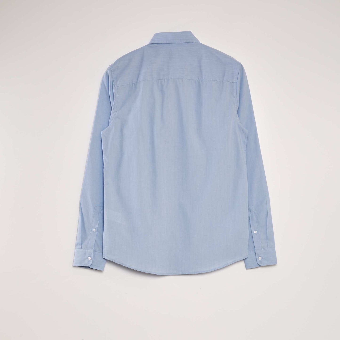 Camisa clásica lisa AZUL