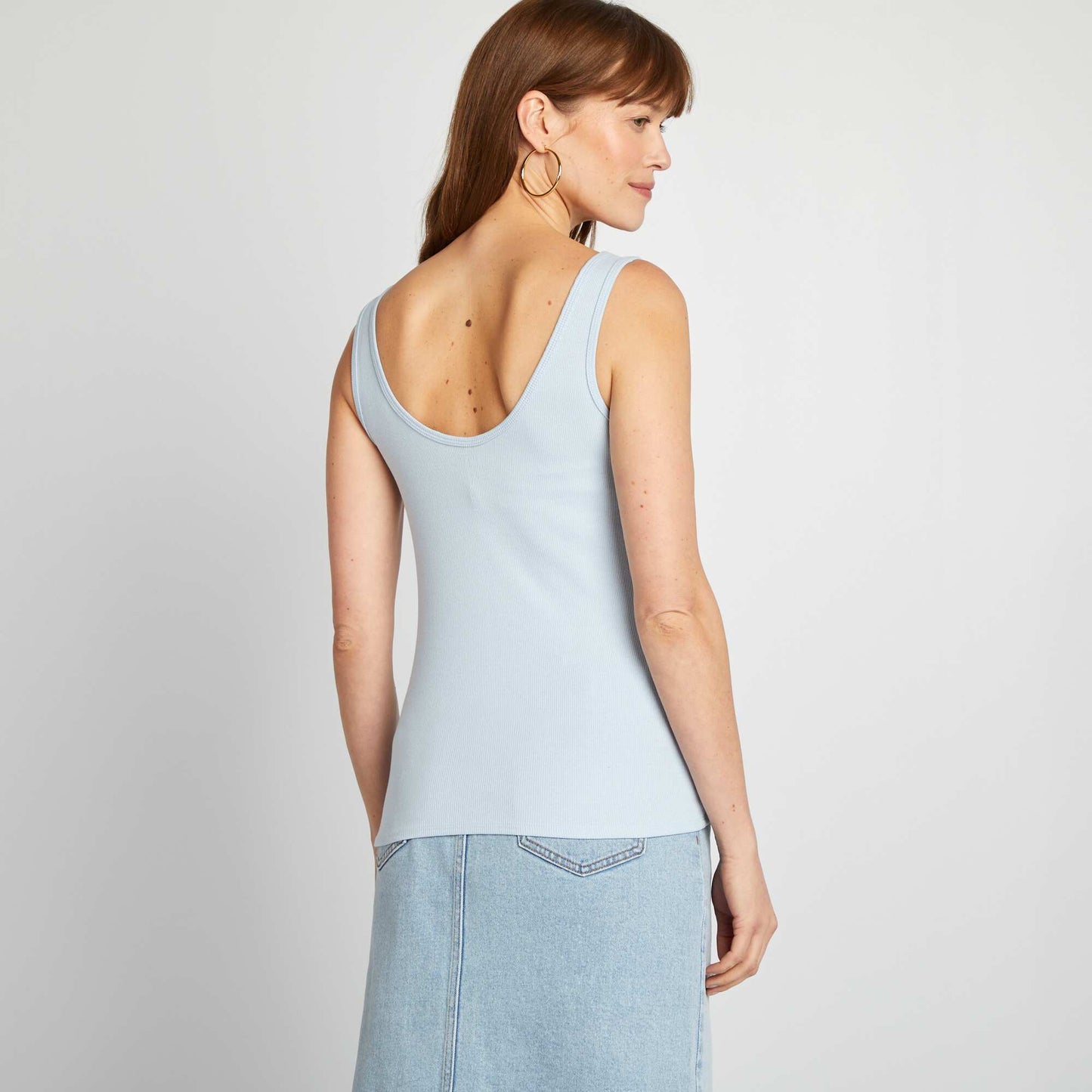 Camiseta sin mangas AZUL
