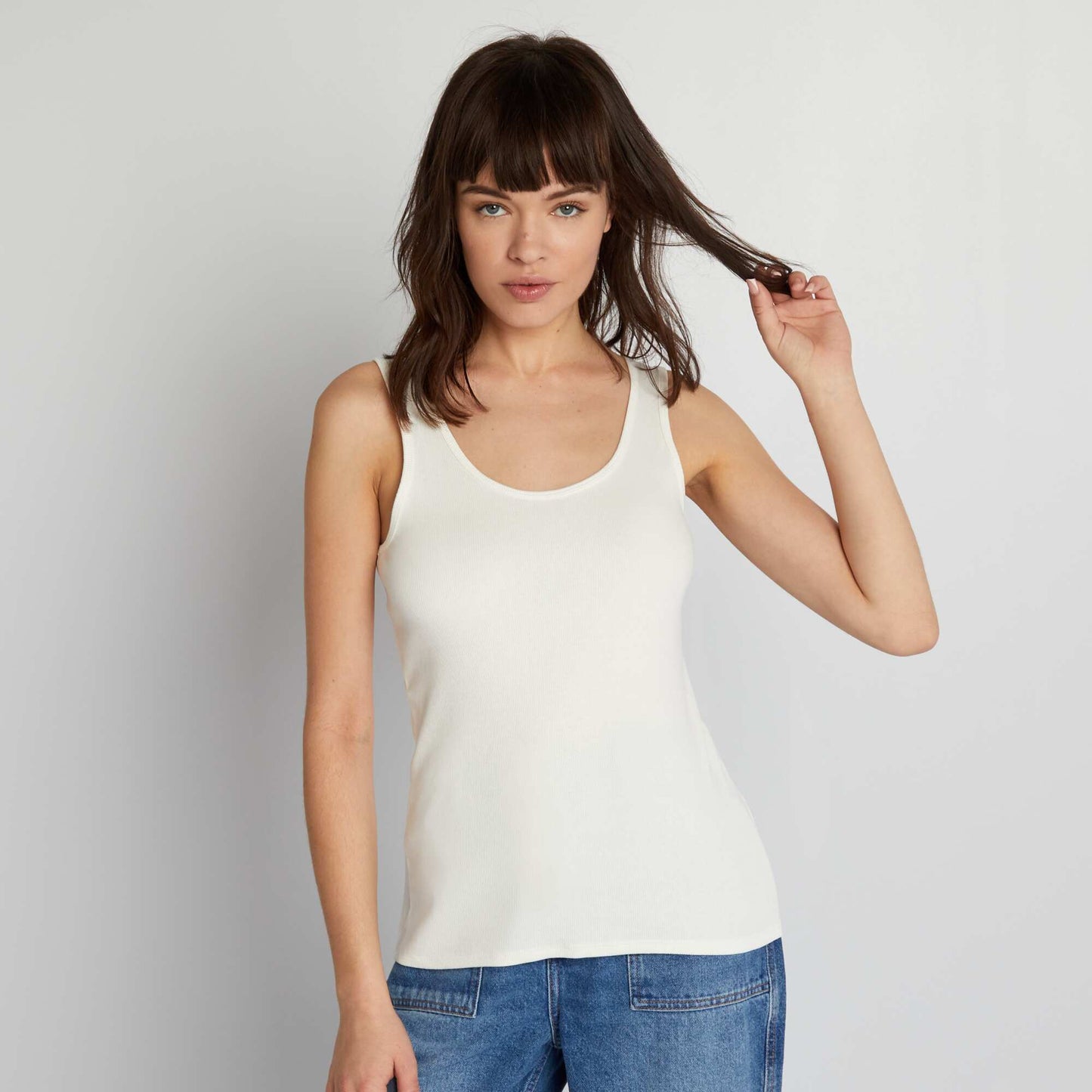 Camiseta sin mangas BLANCO