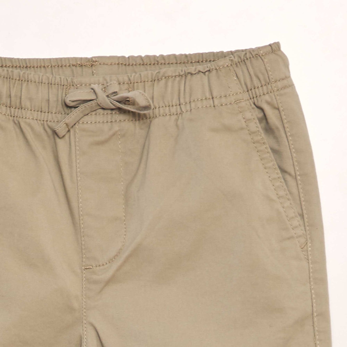 Pantalón elástico multibolsillos BEIGE