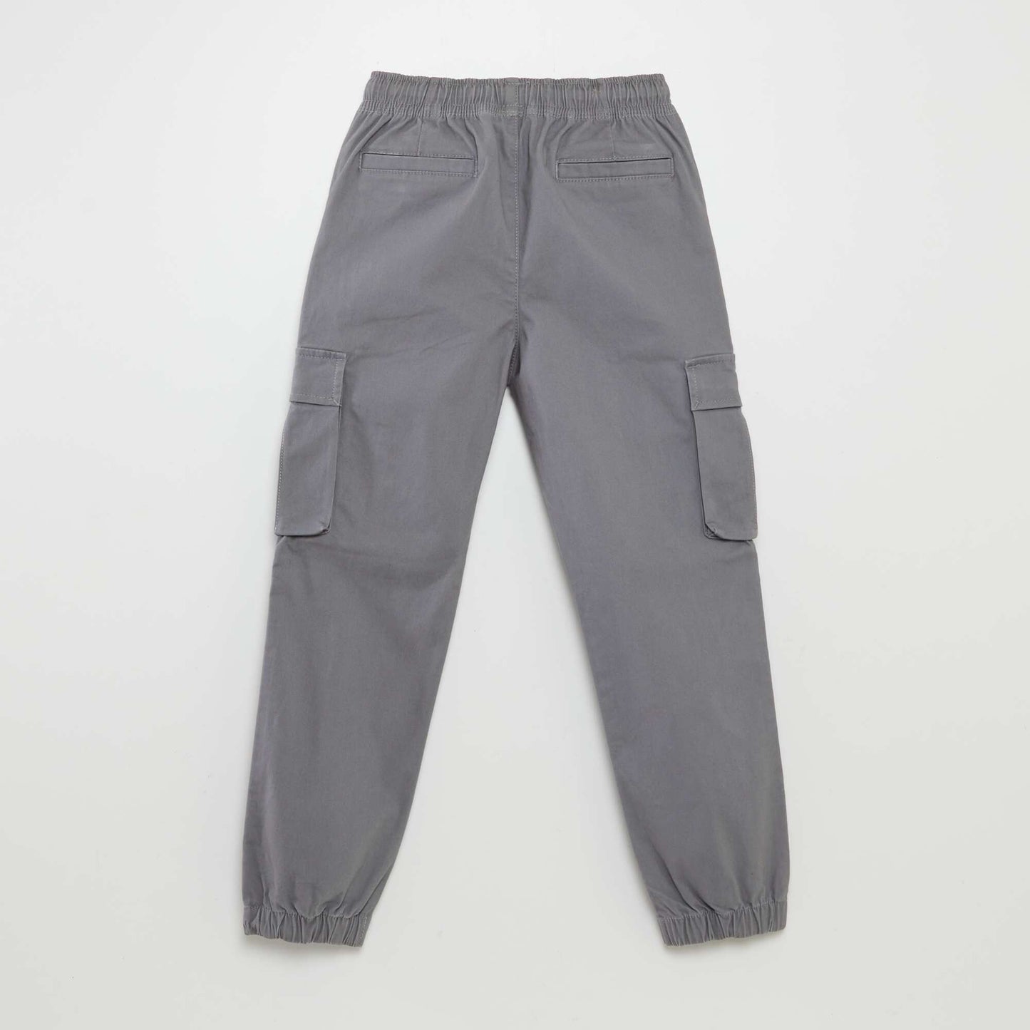 Pantalón elástico multibolsillos GRIS