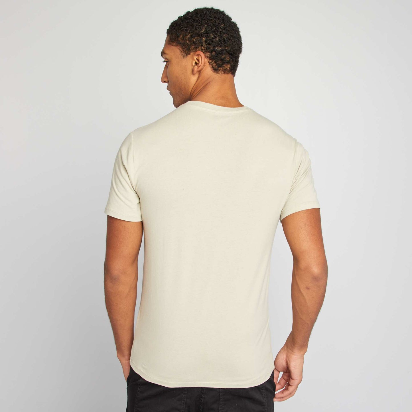 Camiseta lisa - Slim fit VERDE