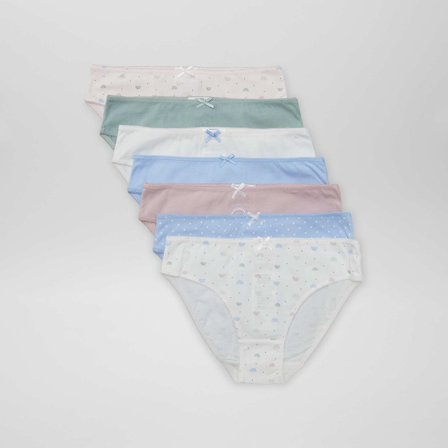 Pack de 7 braguitas ROSA