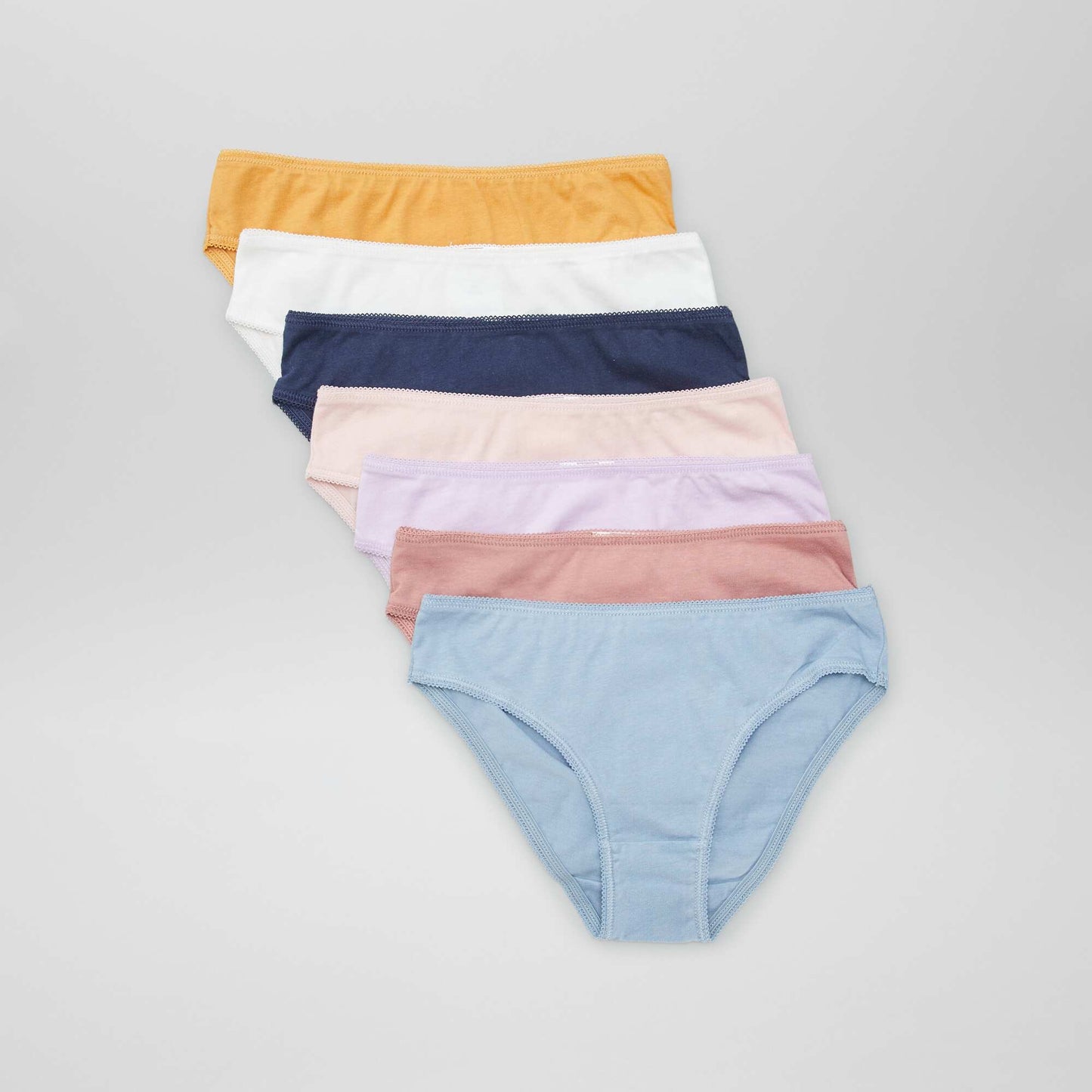 Pack de 7 bombachas lisas AZUL