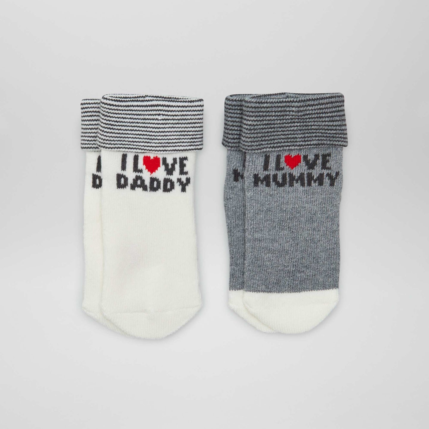 Pack de 2 pares de medias GRIS