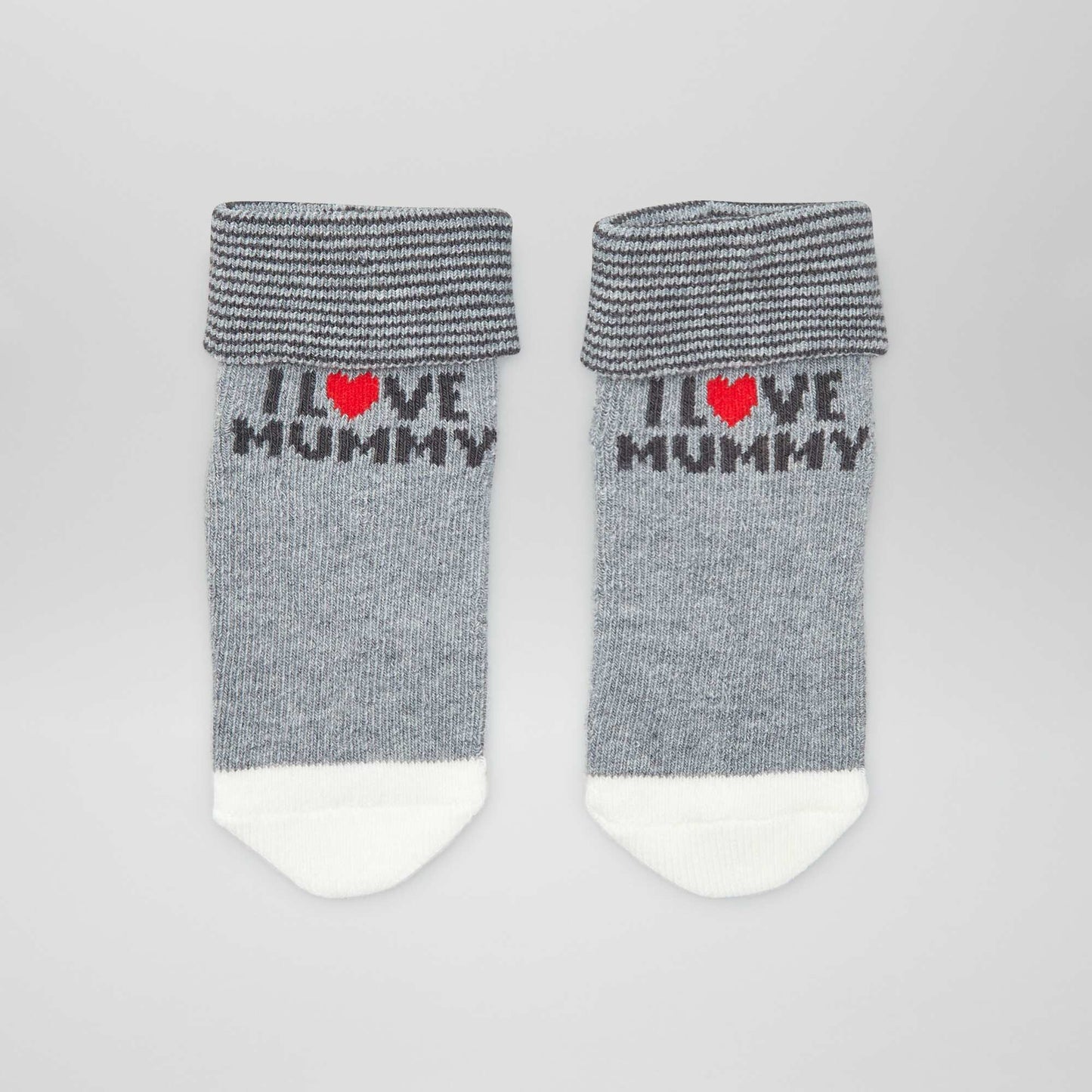 Pack de 2 pares de medias GRIS