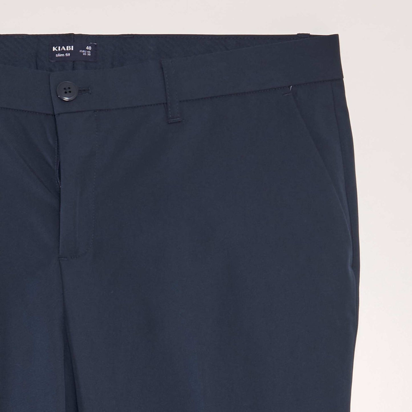 Pantalón de traje slim azul