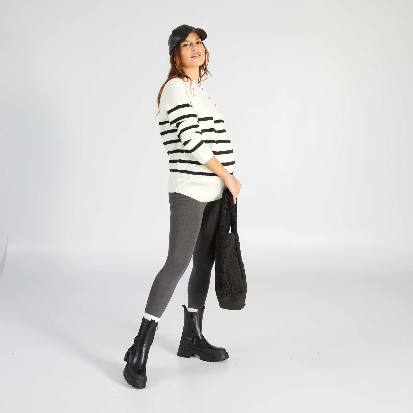 Legging maternidad GRIS