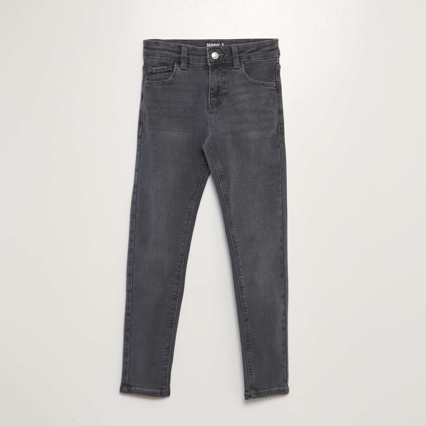 Pantalón jean skinny GRIS