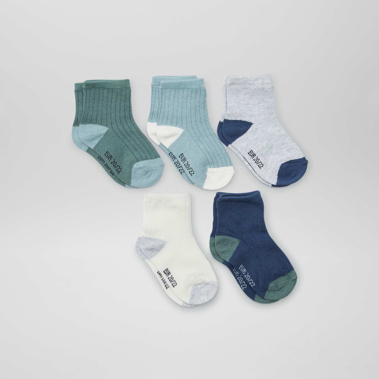Pack de 5 pares de medias GRIS