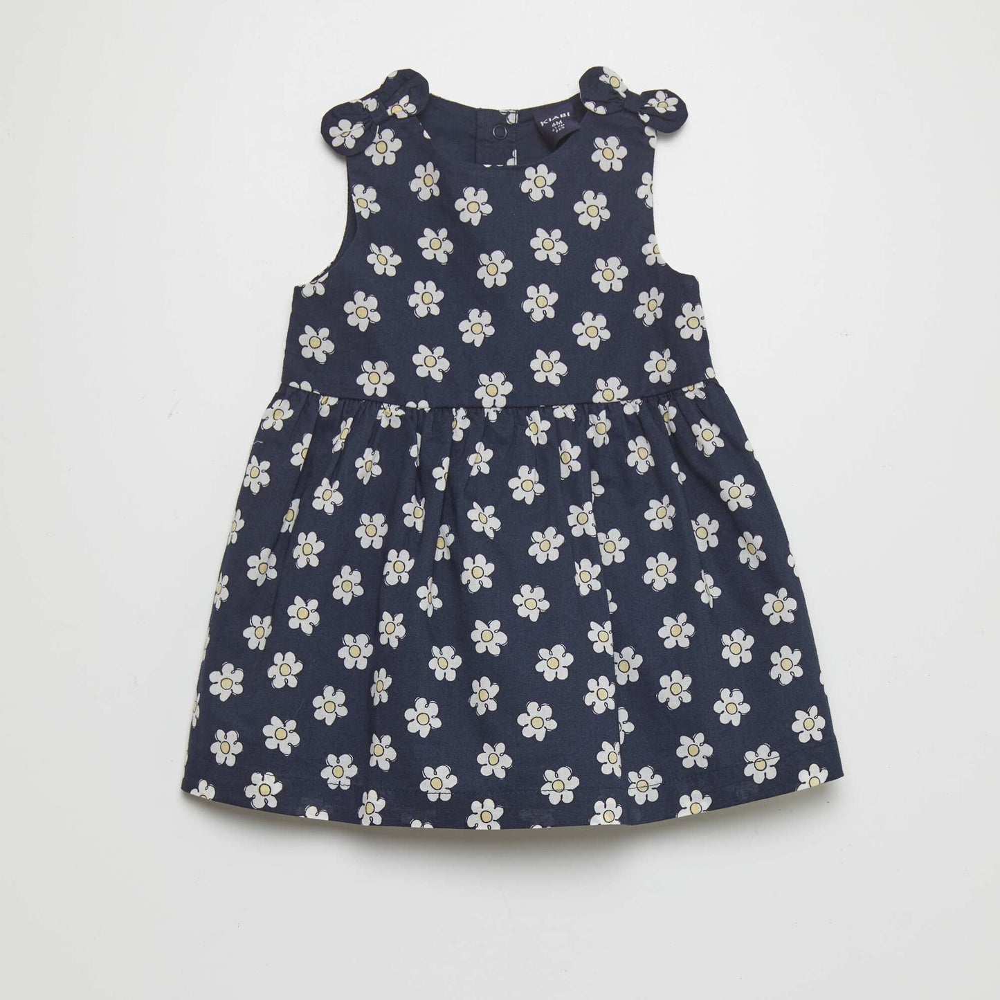 Vestido sin mangas con estampado AZUL