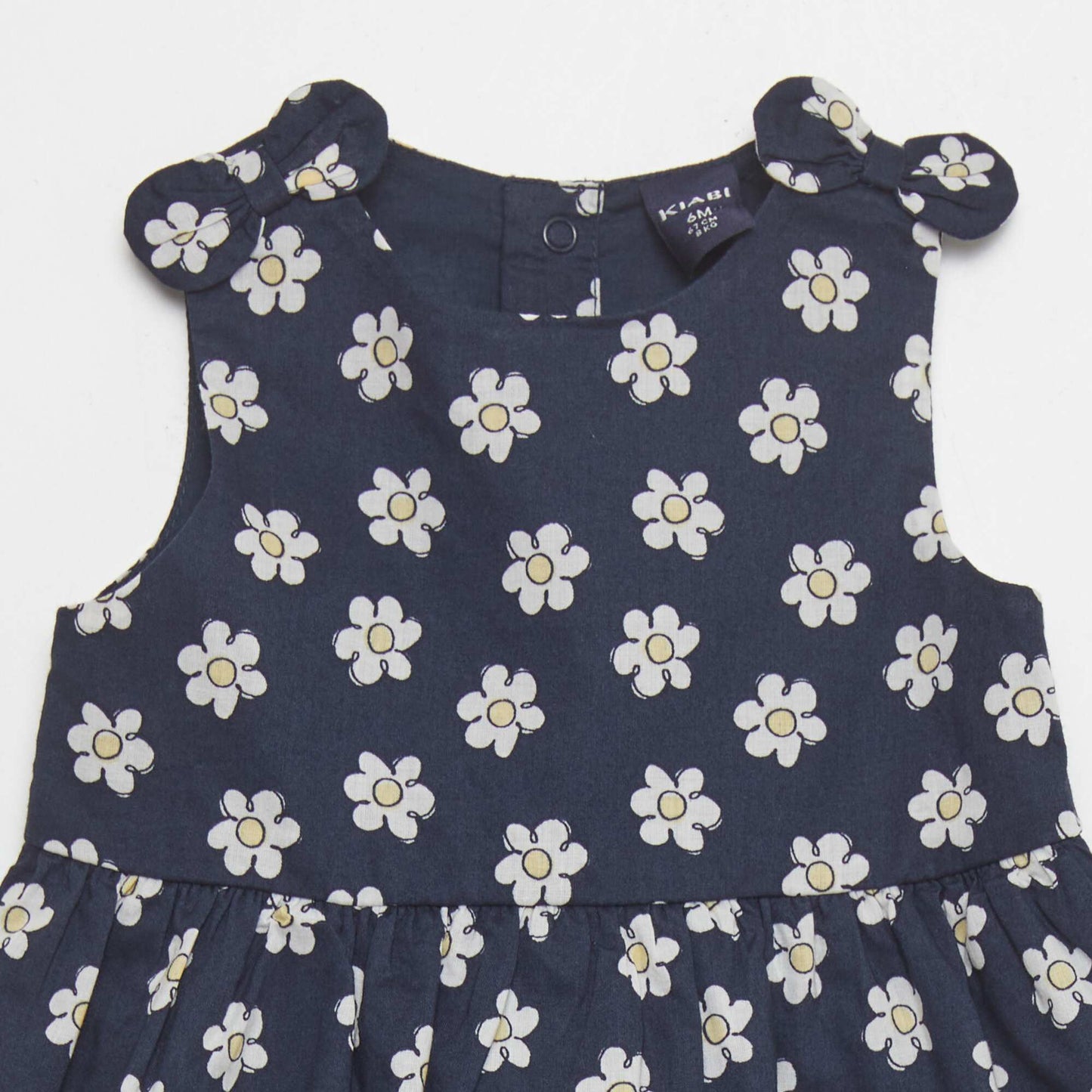 Vestido sin mangas con estampado AZUL