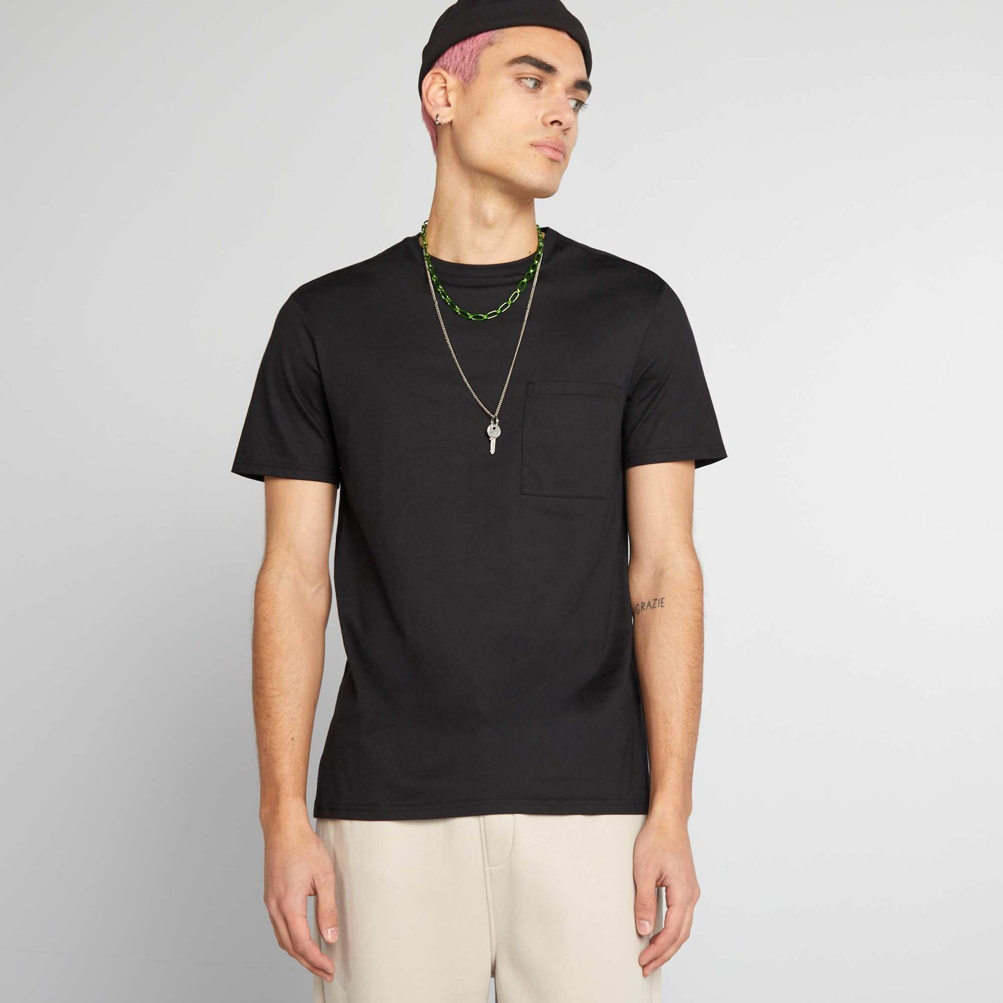 Camiseta básica NEGRO