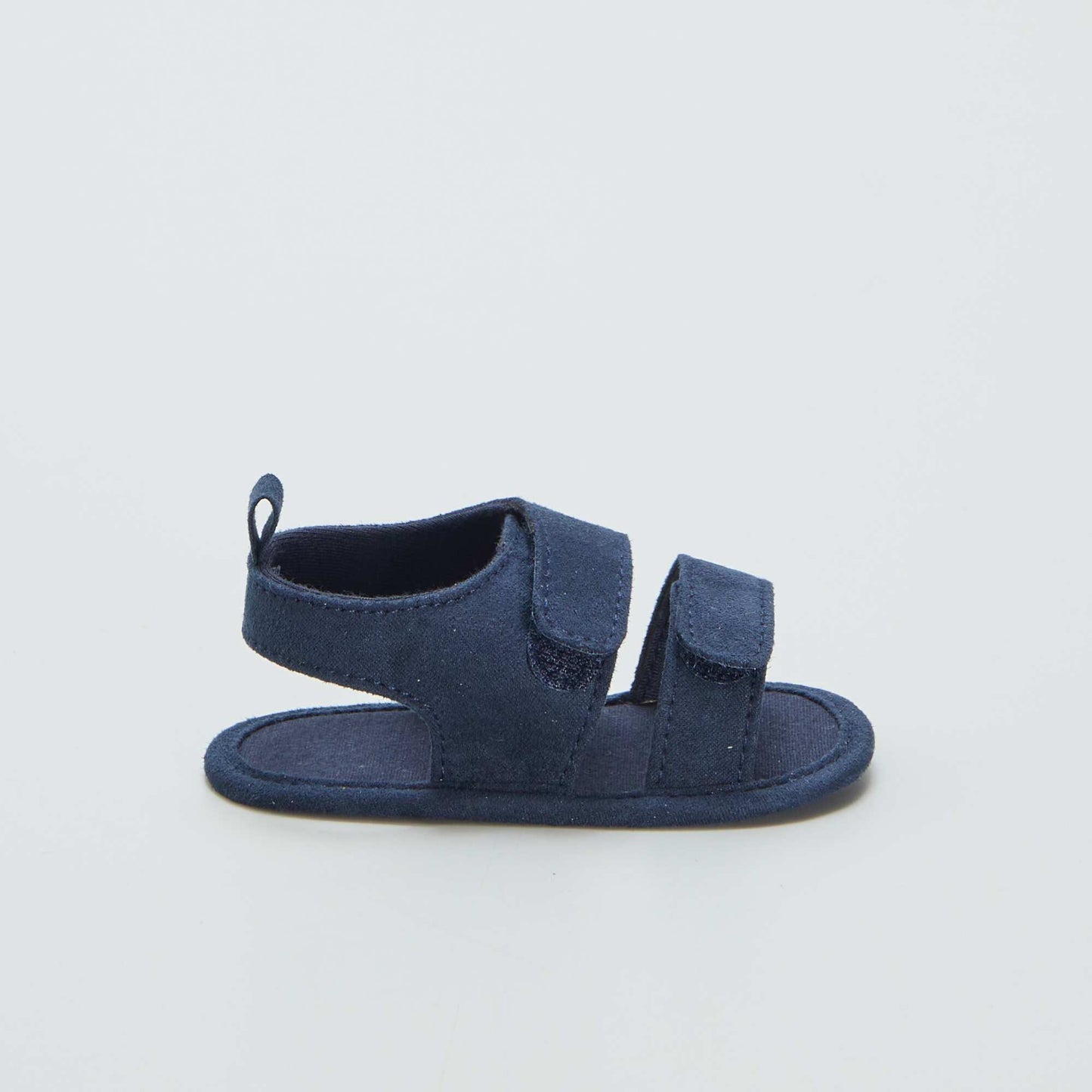 Sandalias abiertas con velcro NEGRO