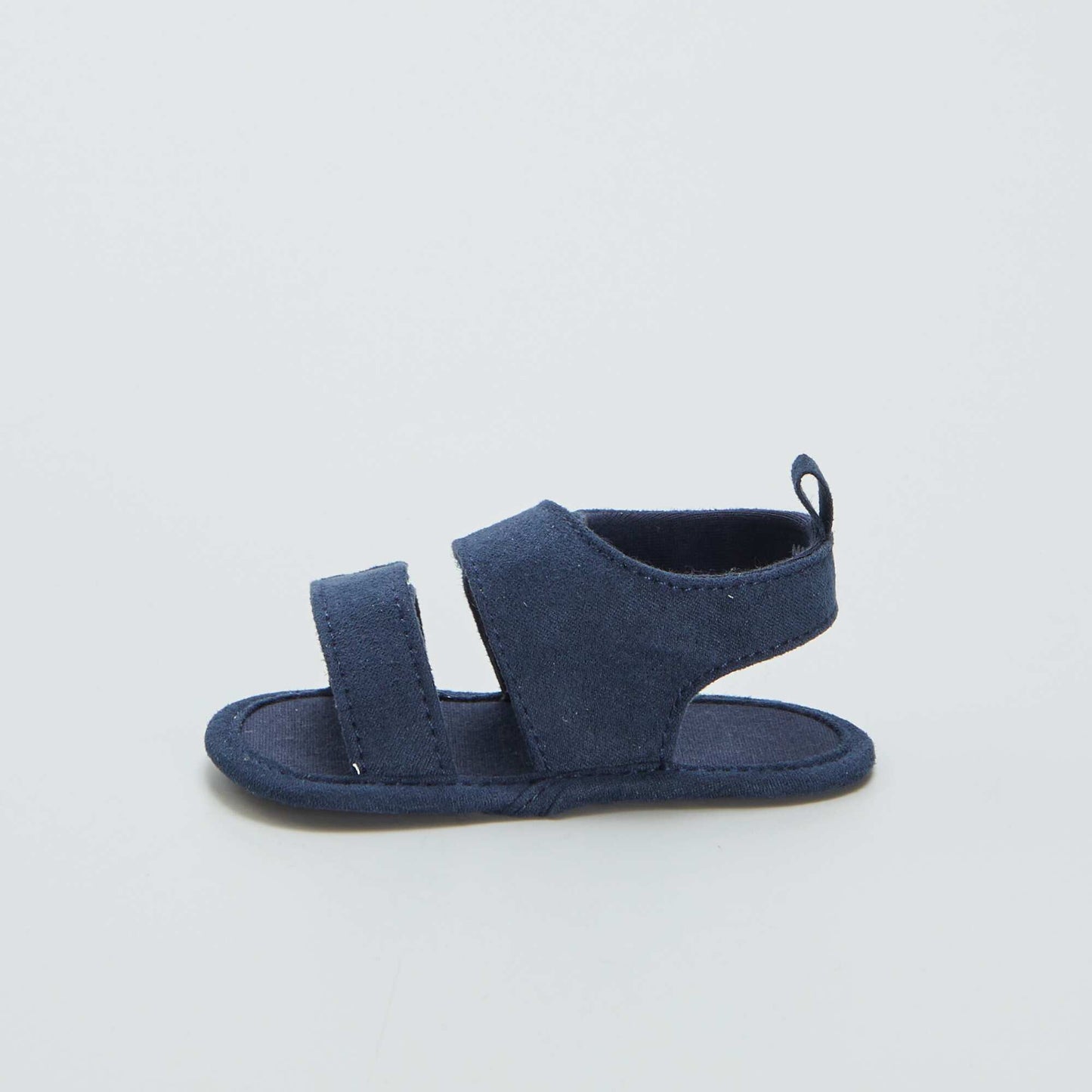 Sandalias abiertas con velcro NEGRO