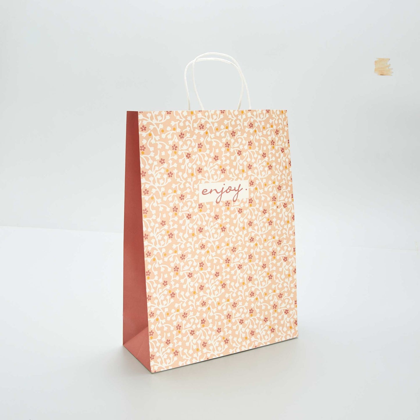 Bolsa grande de reglo estampada ROJO