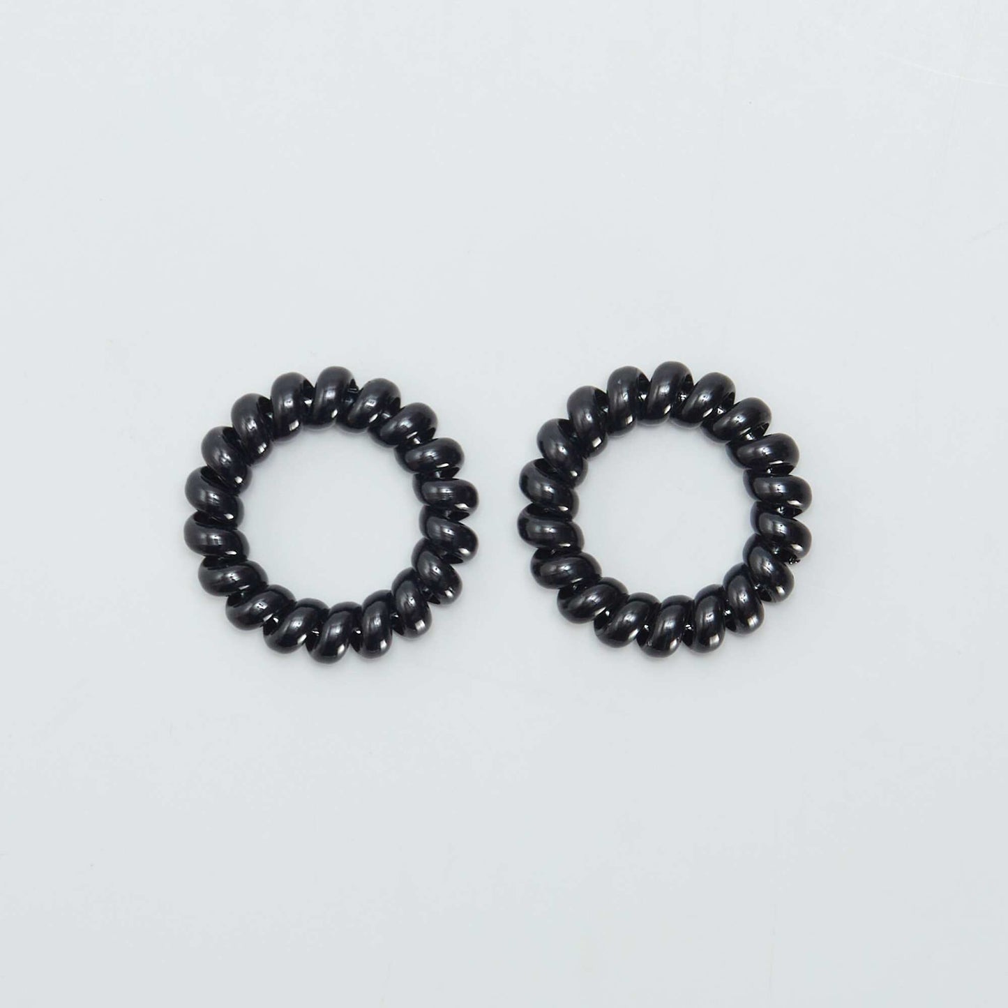 Pack de 6 gomas de espiral NEGRO