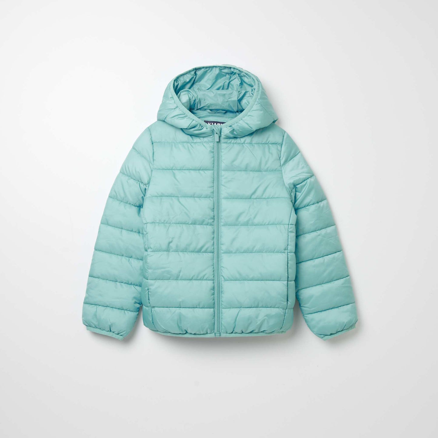 Anorak acolchado con capucha AZUL