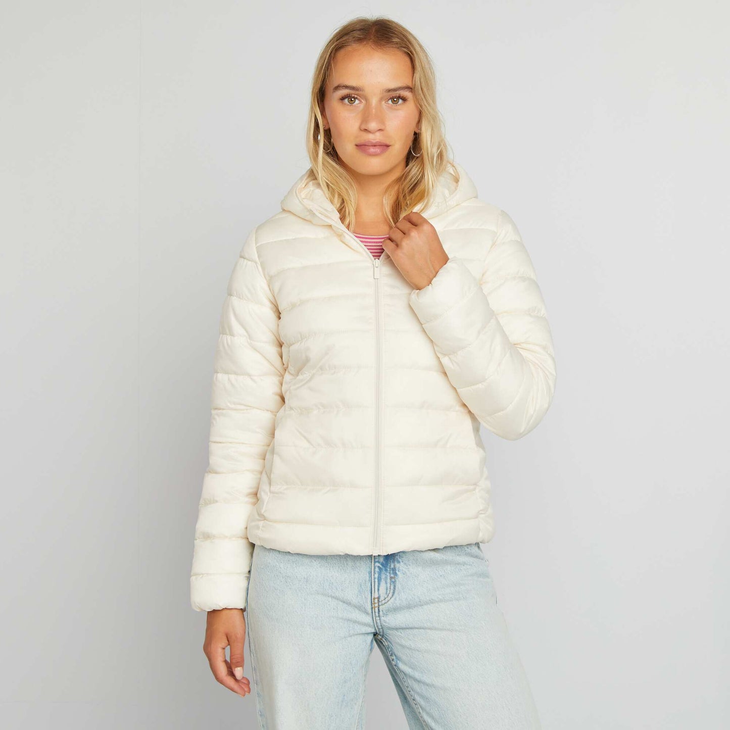 Anorak ligero acolchado BLANCO