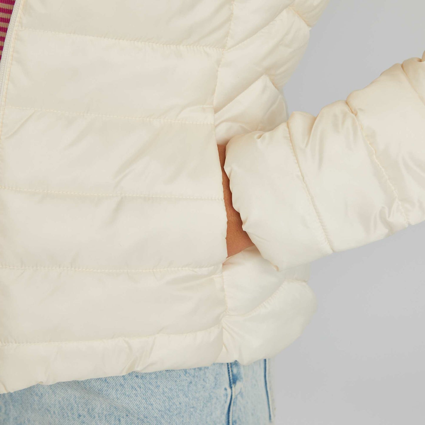 Anorak ligero acolchado BLANCO