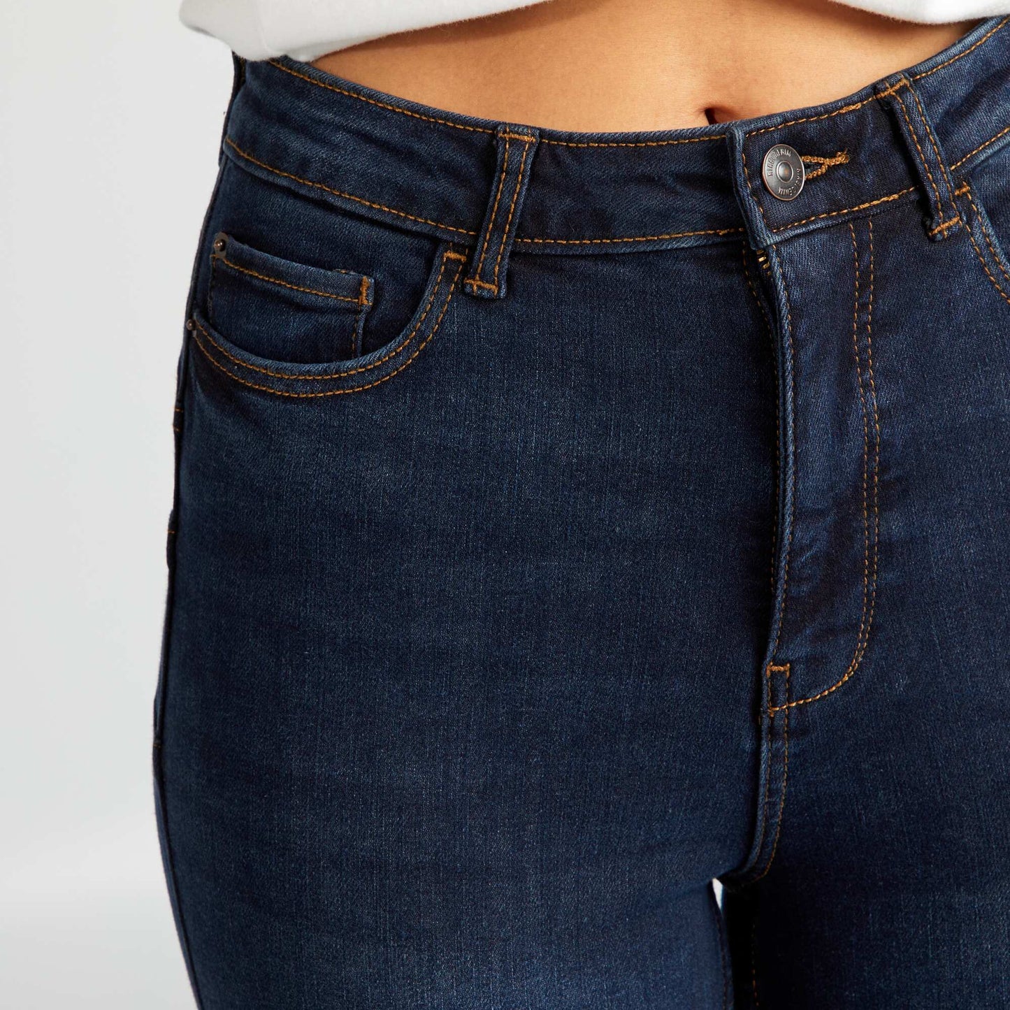 Jean skinny de tiro alto - L30 AZUL