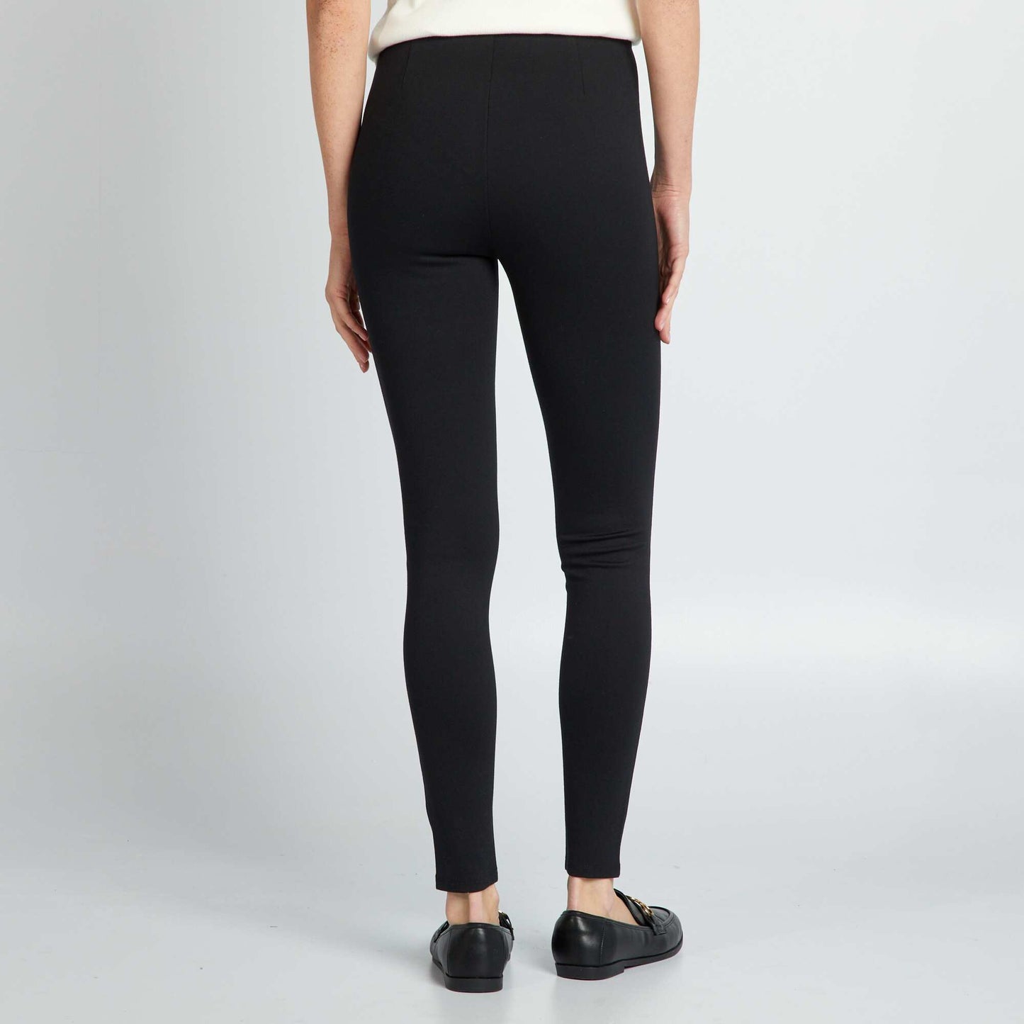 Legging largo de punto milano negro