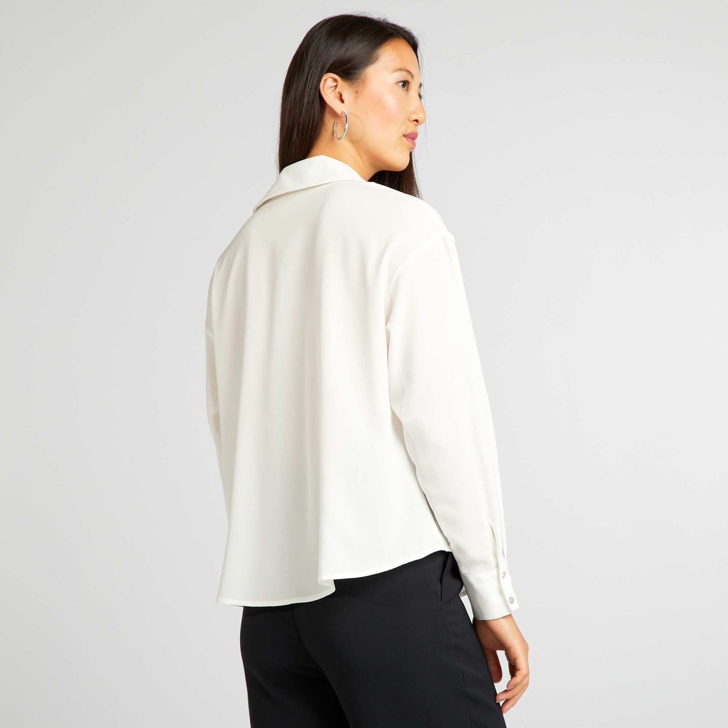 Blusa fluida BLANCO
