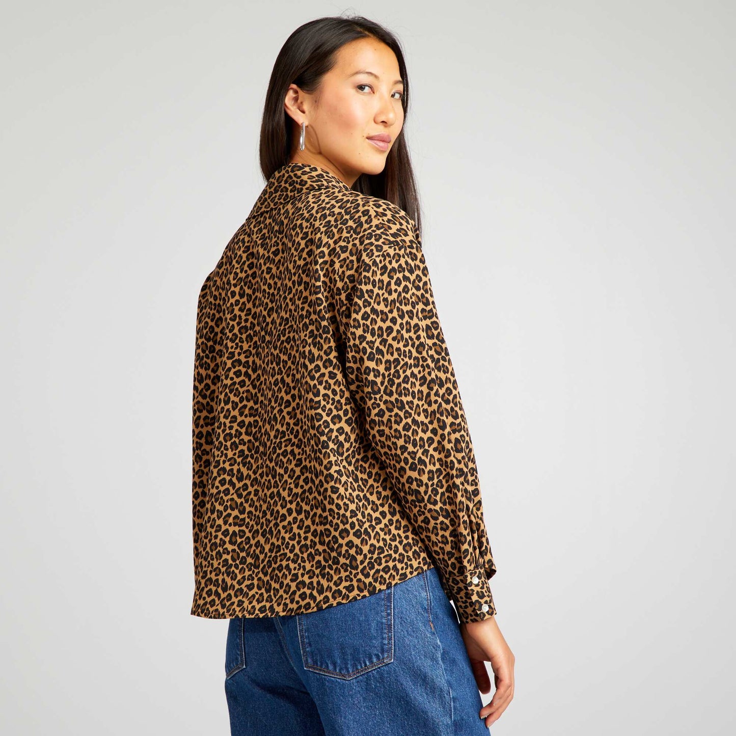 Blusa fluida BEIGE