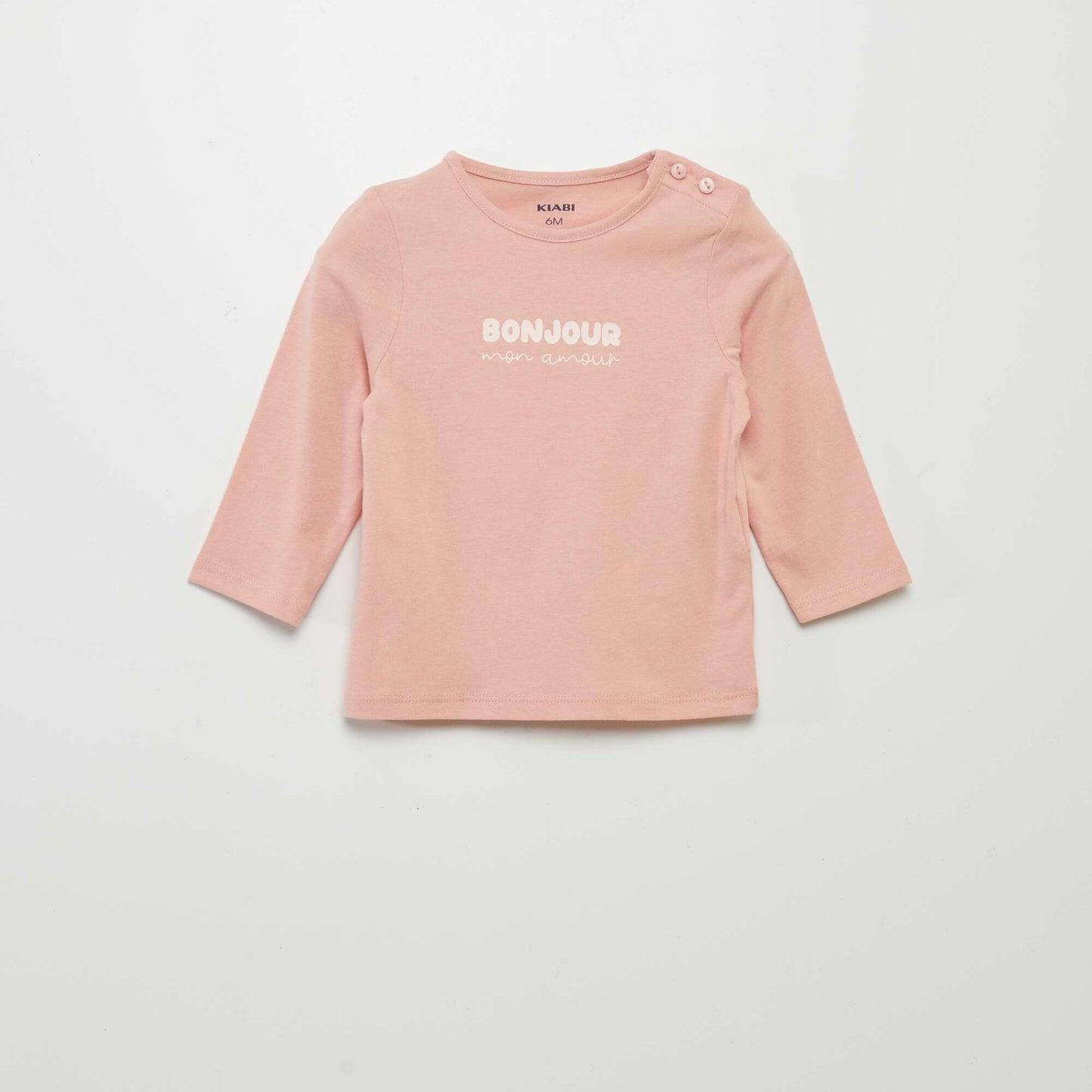 Camiseta con mensaje ROSA