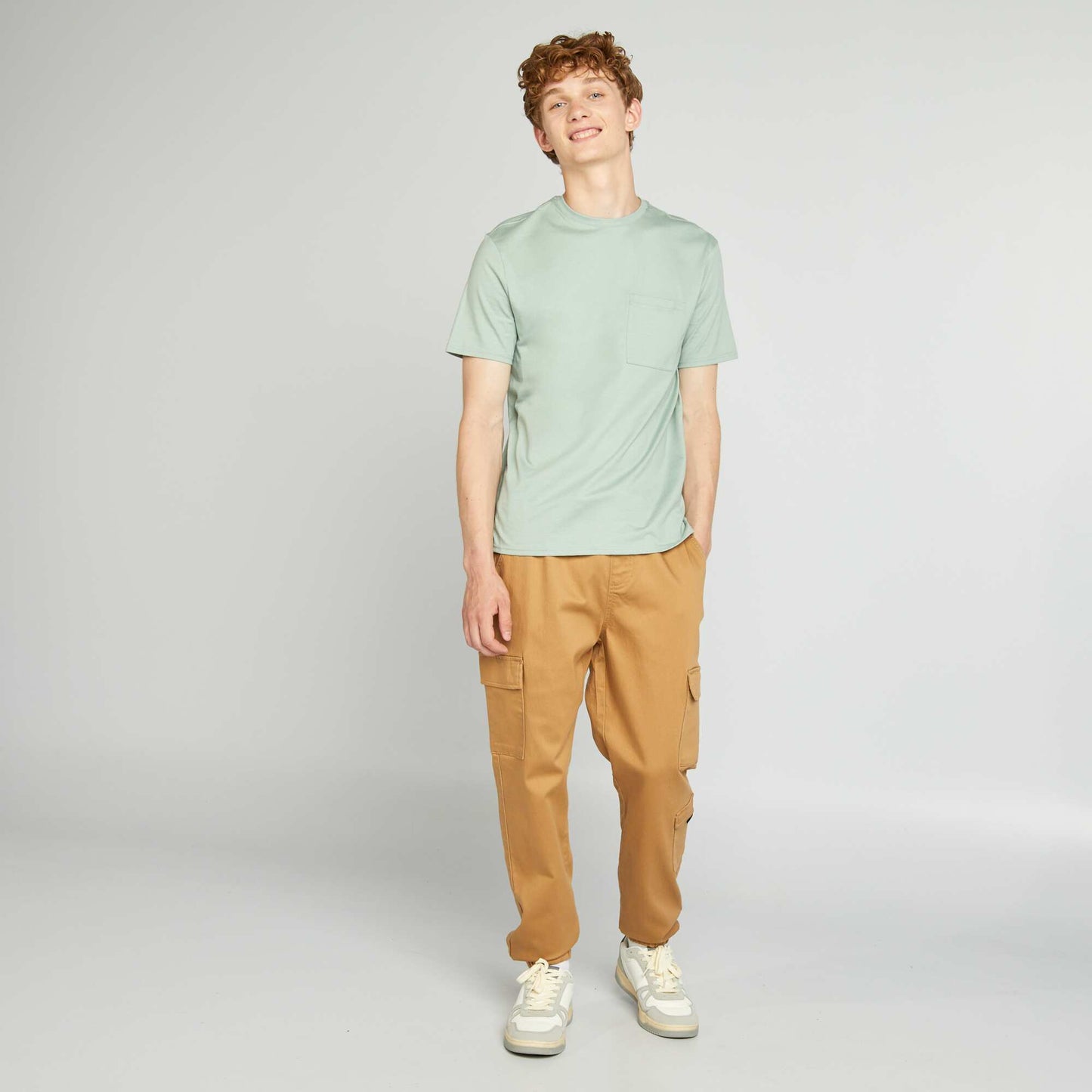 Pantalón con múltiples bolsillos BEIGE