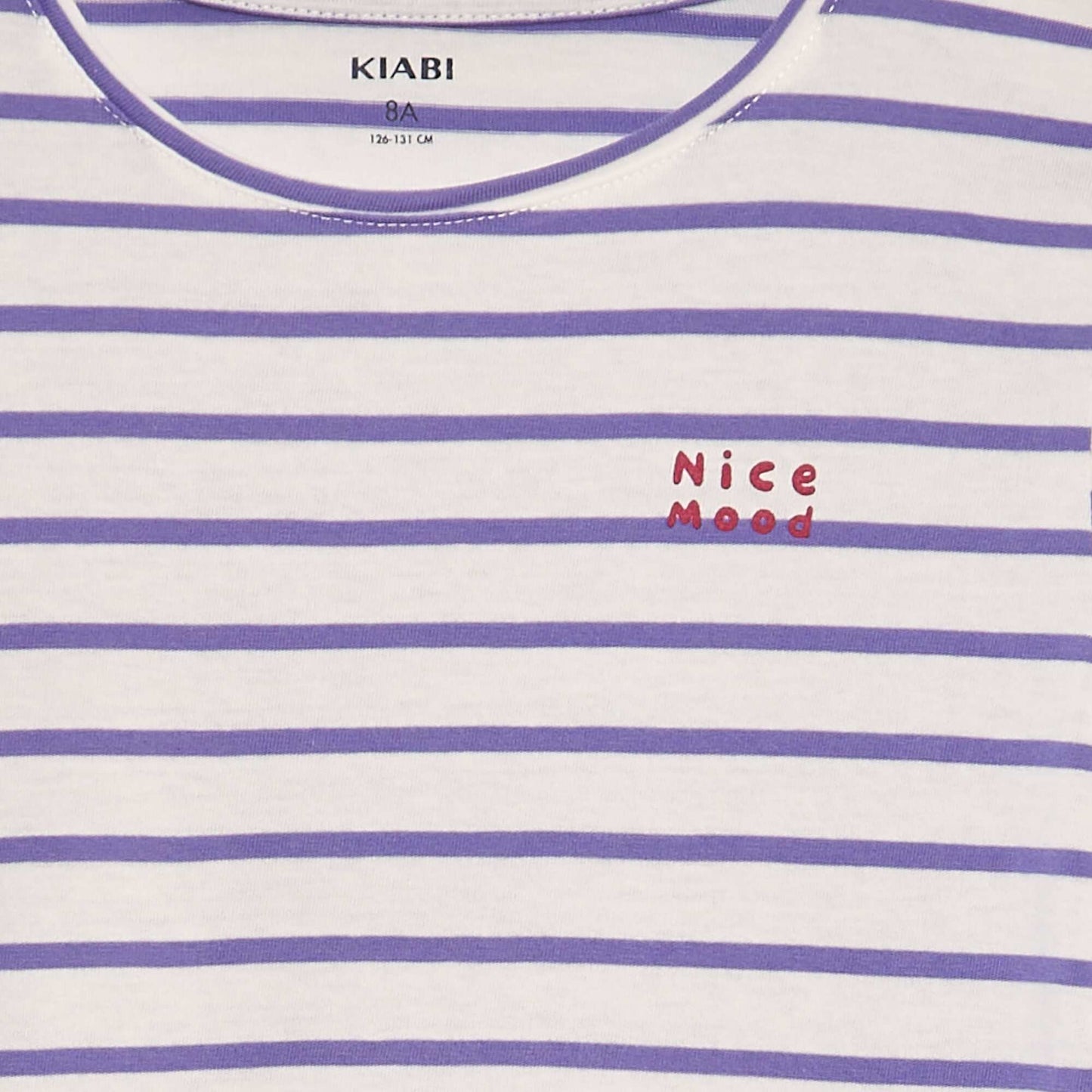 Camiseta de algodón de manga larga PURPURA