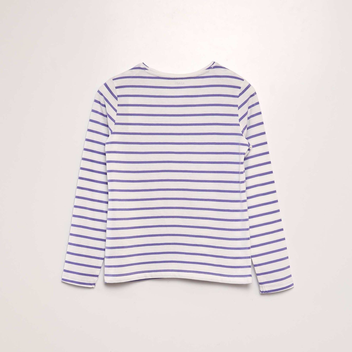 Camiseta de algodón de manga larga PURPURA