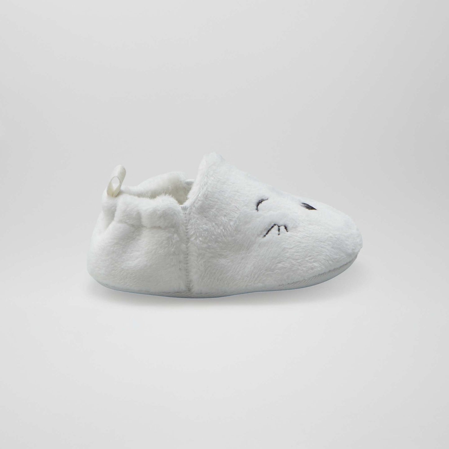Zapatillas de casa de terciopelo BLANCO