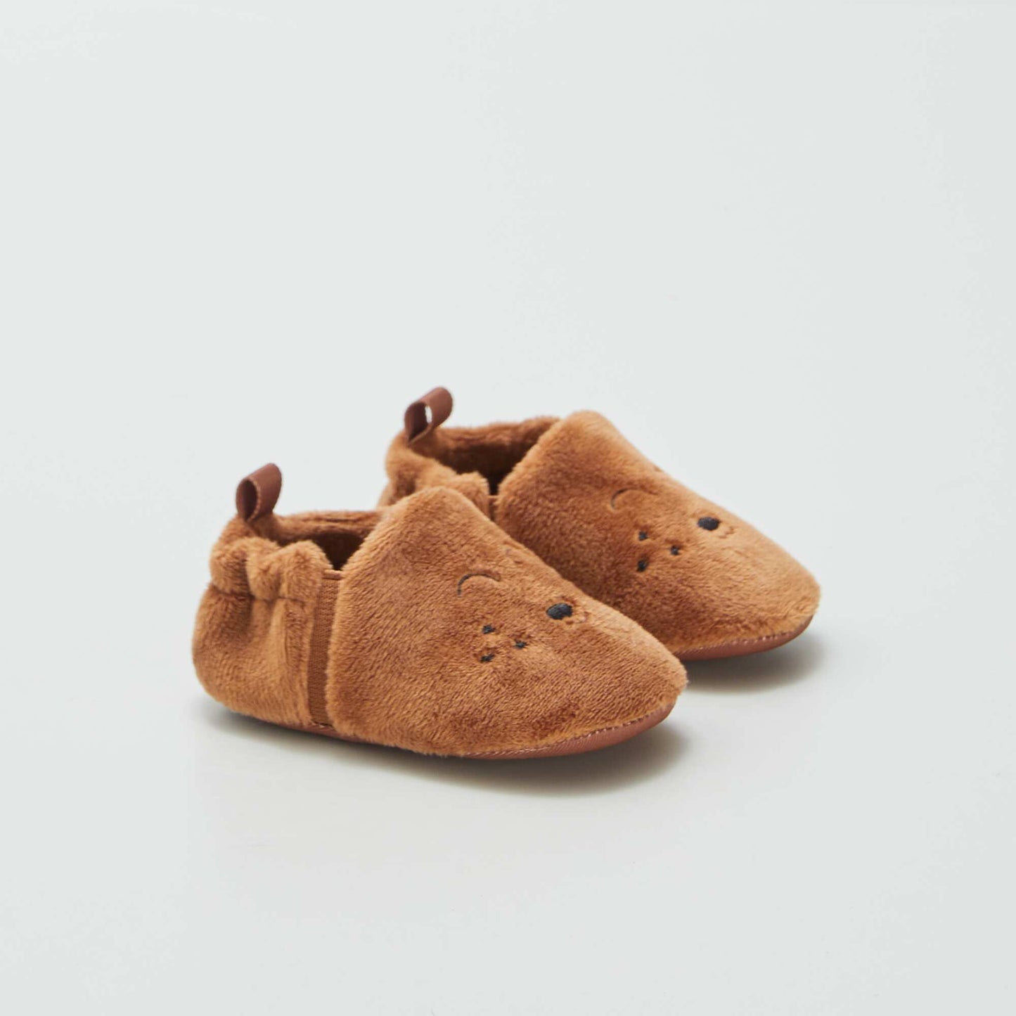 Zapatillas de casa de terciopelo MARRON