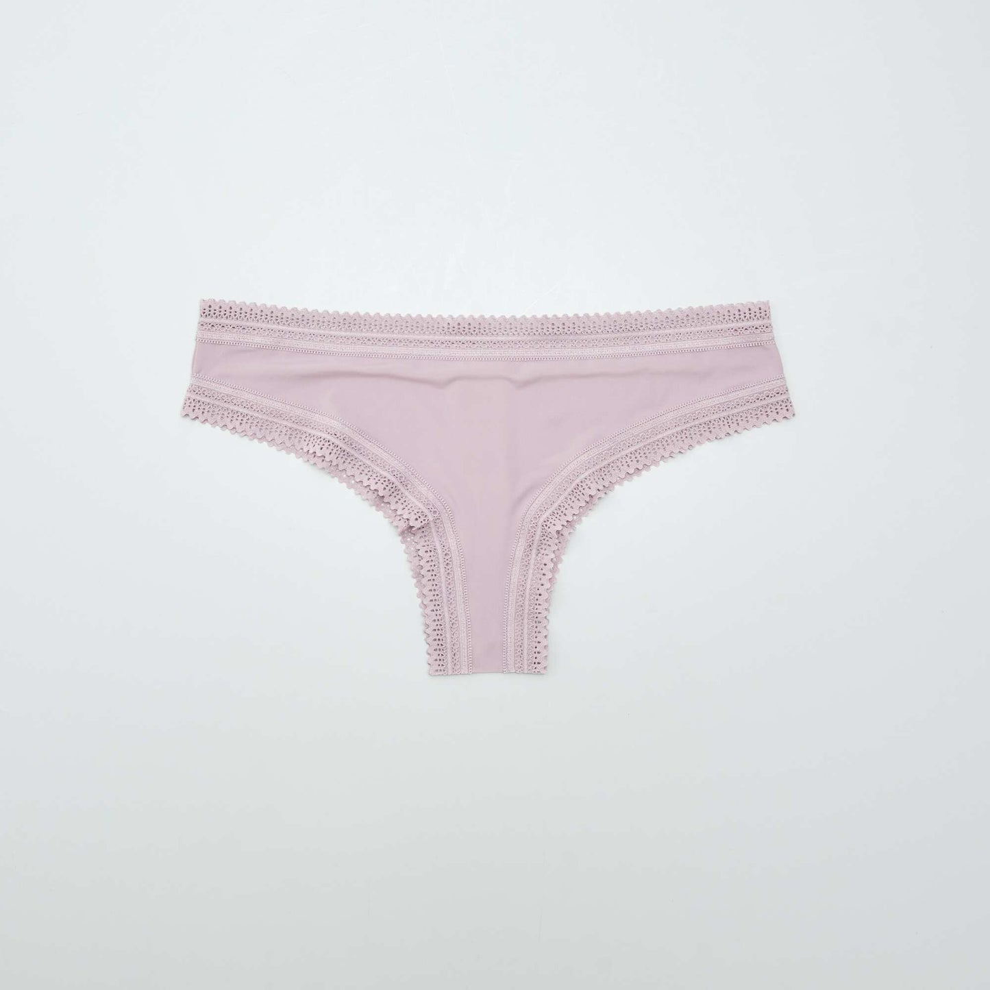 Pack de 3 braguitas brasileñas de microfibra estampadas PURPURA