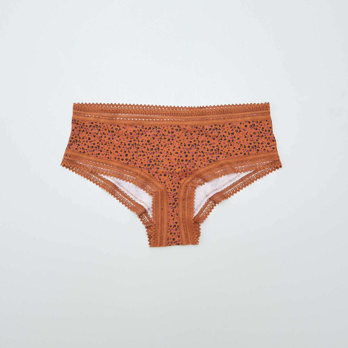 Pack de 3 culottes de microfibra estampada PURPURA