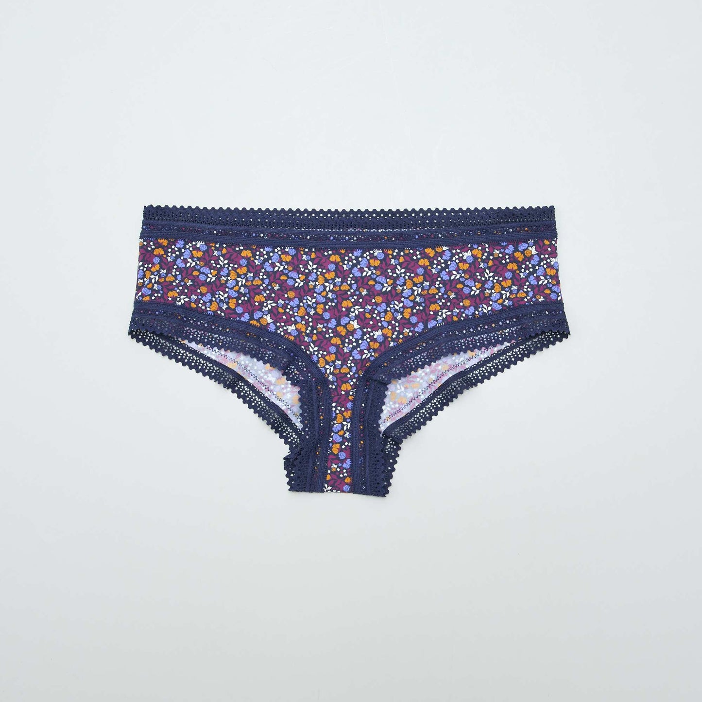 Pack de 3 culottes de microfibra estampada PURPURA