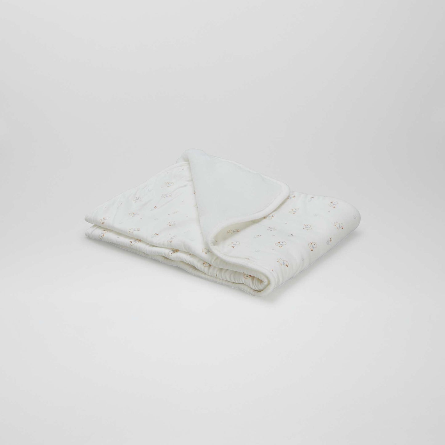 Manta con estampado BLANCO