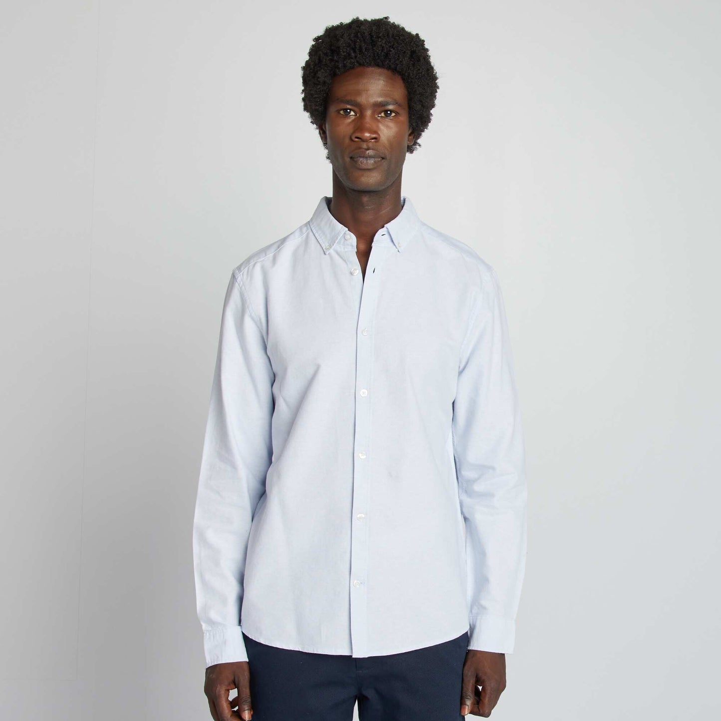 Camisa oxford regular fit AZUL