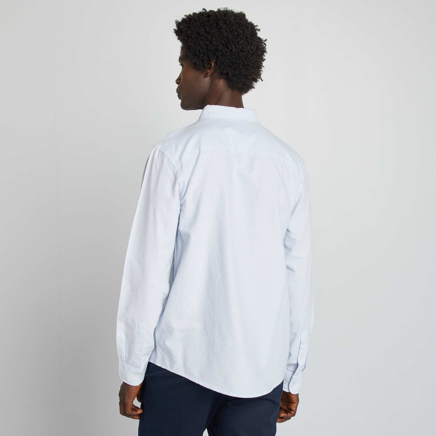 Camisa oxford regular fit AZUL
