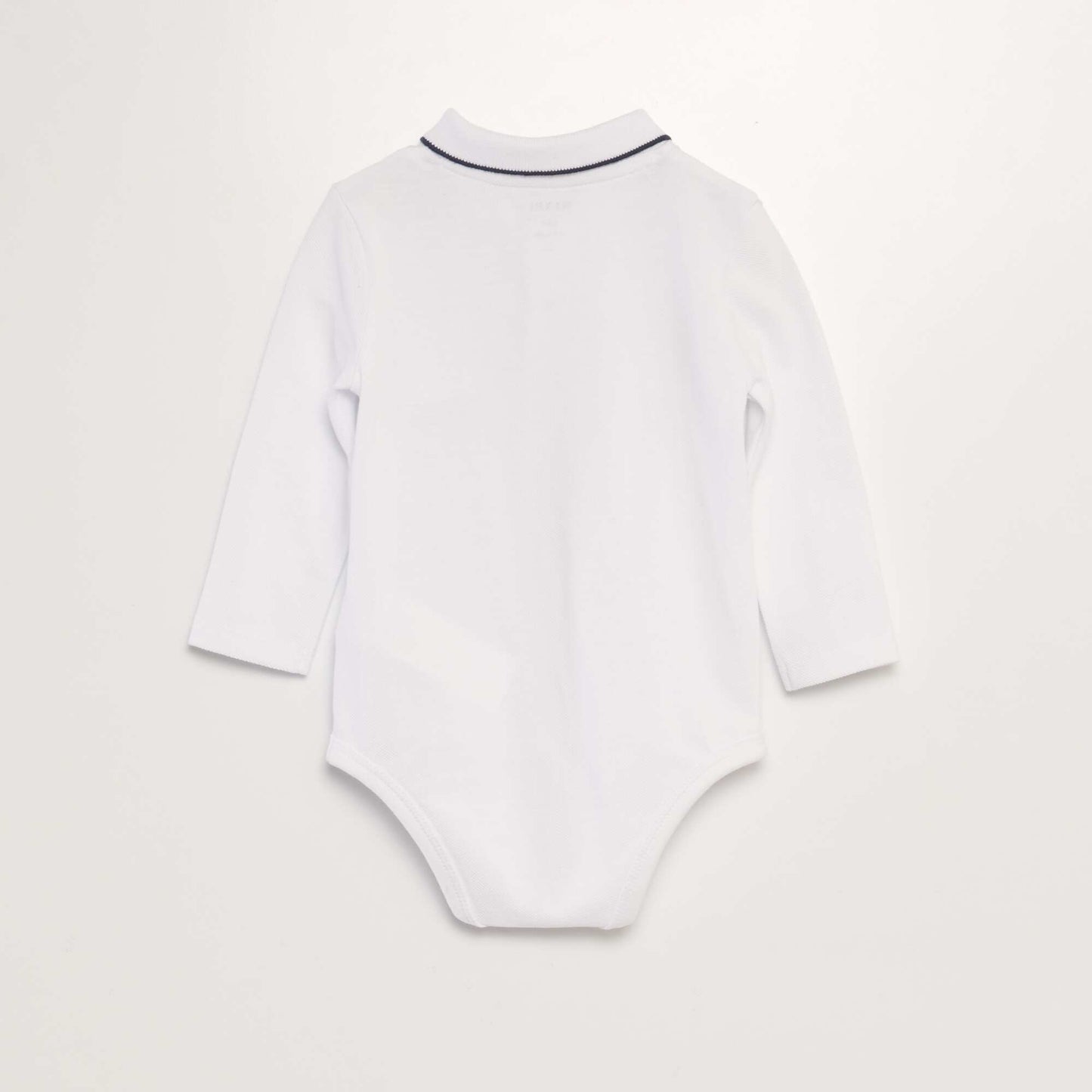 Body tipo remera de manga larga BLANCO