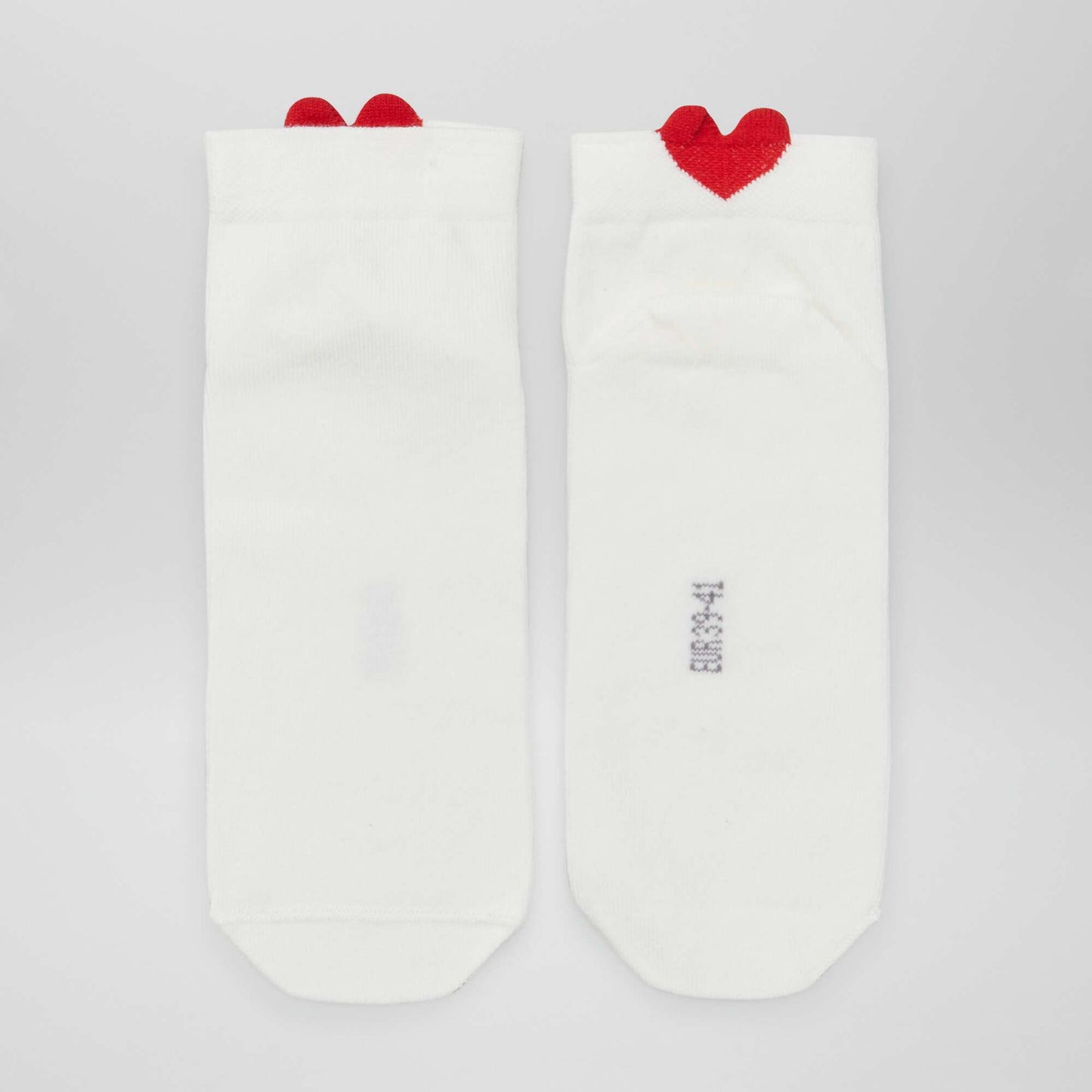 Pack de 3 pares de medias de 'corazones' BLANCO