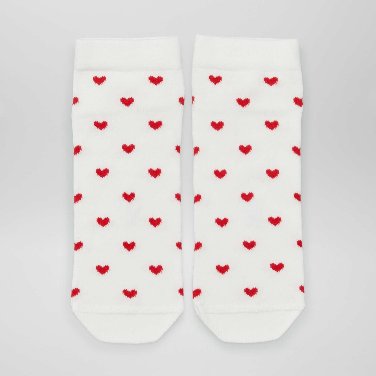 Pack de 3 pares de medias de 'corazones' BLANCO